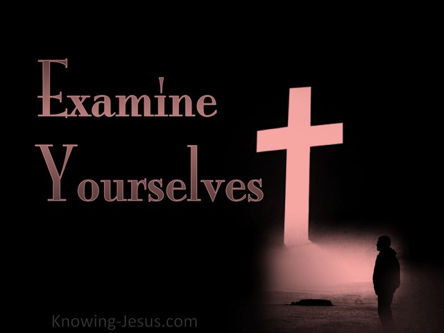 2 Corinthians 13:5 Examine Yourselves (pink)